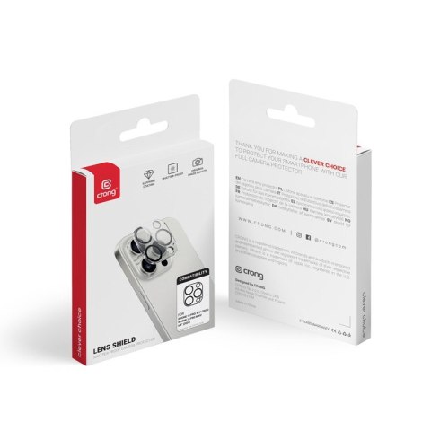 Szkło ochronne Lens Shield - na aparat i obiektyw iPhone 16 Pro / iPhone 16 Pro Max / iPhone 15 Pro / iPhone 15 Pro Max