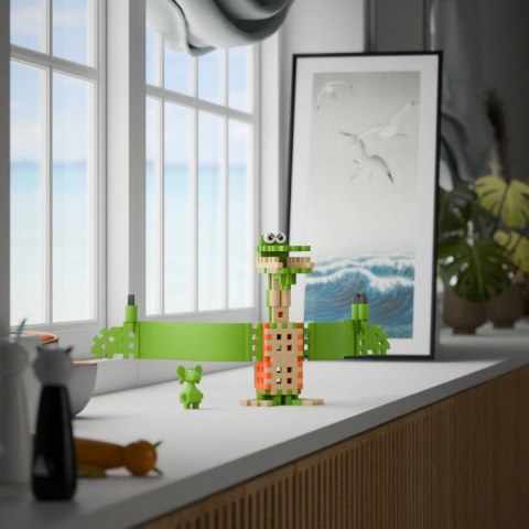 Klocki Mini Waffle - Diplodok i pterodaktyl 60 elementów Klocki Mini Waffle - Diplodok i pterodaktyl 60 elementów