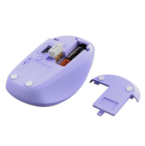 Mysz bezprzewodowa YVI+ MULTI-DEVICE fioletowa Mysz bezprzewodowa YVI+ MULTI-DEVICE fioletowa