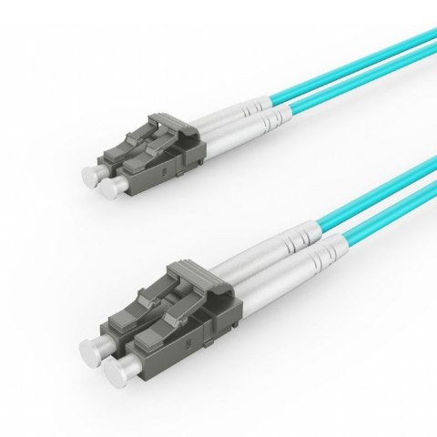 Kabel światłowodowy wielomodowy duplex OM4 50/125, LC/LC, 0.5m Kabel światłowodowy wielomodowy duplex OM4 50/125, LC/LC, 0.5m