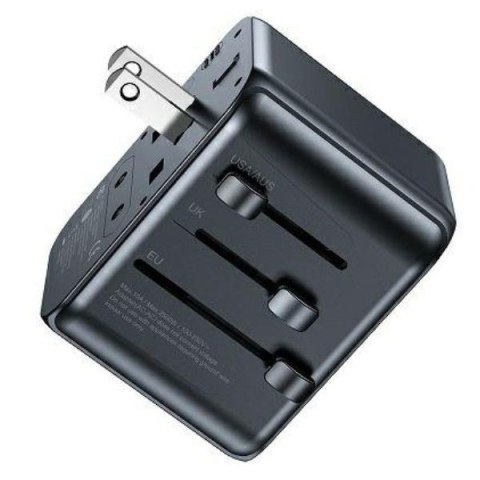 Ładowarka podróżna 4w1 GaN 35W US/AU/EU/UK C-39 2xUSB +3xUSB-C Ładowarka podróżna 4w1 GaN 35W US/AU/EU/UK C-39 2xUSB +3xUSB-C