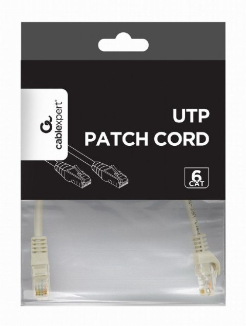 Patch cord kat.6 miedź UTP 2m szary Patch cord kat.6 miedź UTP 2m szary