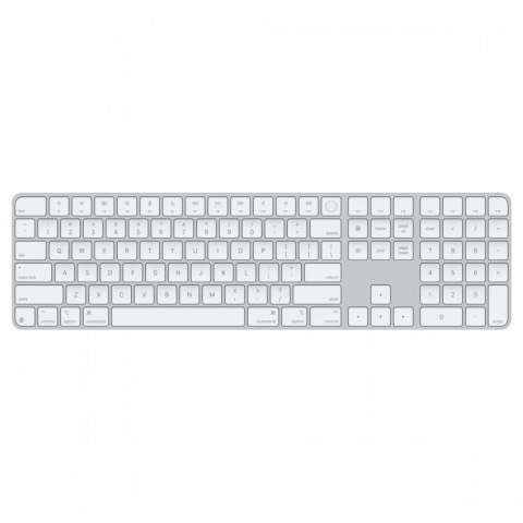 Klawiatura Magic Keyboard z Touch ID i polem numerycznym dla modeli Maca z czipem Apple - angielski (USA) - białe klawisze Klawiatura Magic Keyboard z Touch ID i polem numerycznym dla modeli Maca z czipem Apple - angielski (USA) - białe klawisze