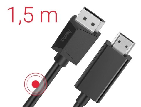 Kabel displayport HDMI 4k 1,5m Kabel displayport HDMI 4k 1,5m