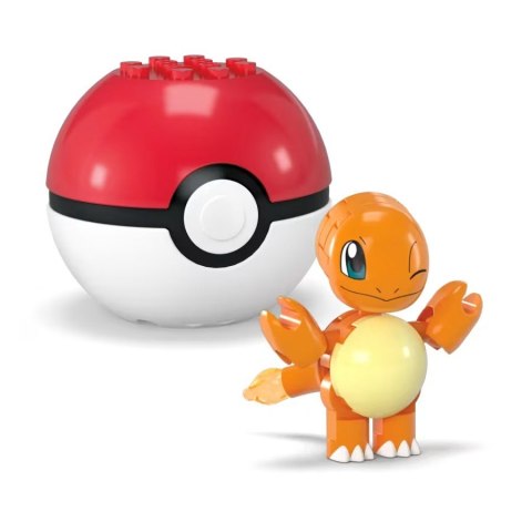 Klocki Mega Pokemon Pokeball 2-pak Charmander i Eevee Klocki Mega Pokemon Pokeball 2-pak Charmander i Eevee