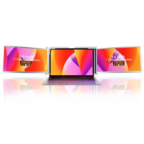 Przenośne monitory do laptopa Smart Life S400 14 cali, 2 monitory, IPS, 1080p Full HD Przenośne monitory do laptopa Smart Life S400 14 cali, 2 monitory, IPS, 1080p Full HD