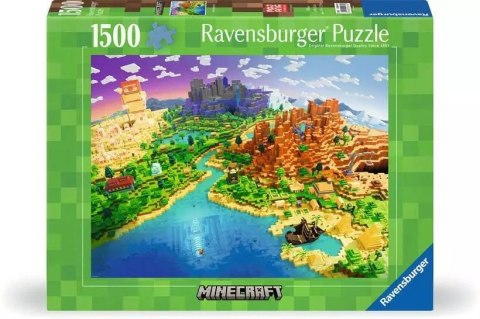 Puzzle 1500 elementów Minecraft World Puzzle 1500 elementów Minecraft World