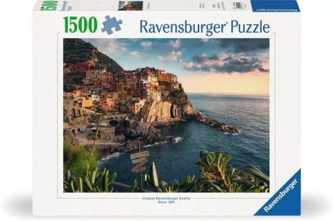 Puzzle 1500 elementów Widok na Cinque Terre Puzzle 1500 elementów Widok na Cinque Terre