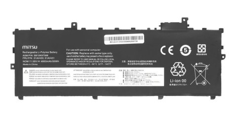 Bateria 01AV430 do Lenovo ThinkPad X1 Carbon 5 6 2017 2018 4800 mAh (55 Wh) 11.55V Bateria 01AV430 do Lenovo ThinkPad X1 Carbon 5 6 2017 2018 4800 mAh (55 Wh) 11.55V