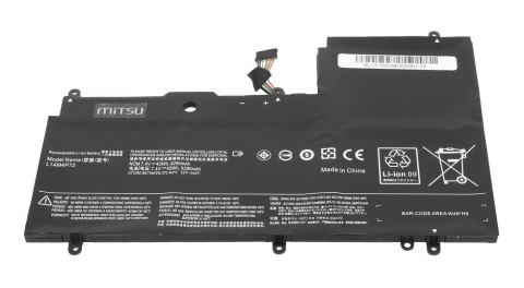 Bateria L14M4P72 do Lenovo Yoga 700-14ISK 3 1470 6280 mAh (45 Wh) 7.4V (7.6V) Bateria L14M4P72 do Lenovo Yoga 700-14ISK 3 1470 6280 mAh (45 Wh) 7.4V (7.6V)