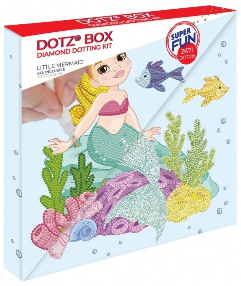 Zestaw Diamond Dotz Mała syrenka Zestaw Diamond Dotz Mała syrenka