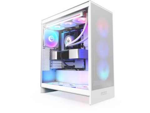 Obudowa NZXT H7 FLOW RGB MIDI (2024) biała Obudowa NZXT H7 FLOW RGB MIDI (2024) biała