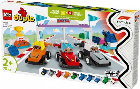 Klocki DUPLO 10445 Bolidy i kierowcy F1 Klocki DUPLO 10445 Bolidy i kierowcy F1