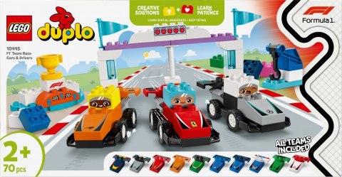 Klocki DUPLO 10445 Bolidy i kierowcy F1 Klocki DUPLO 10445 Bolidy i kierowcy F1