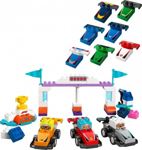 Klocki DUPLO 10445 Bolidy i kierowcy F1 Klocki DUPLO 10445 Bolidy i kierowcy F1