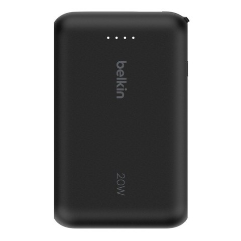 PowerBank BoostCharge 10k mAh 20w wbudowany kabel-C, port-C, czarny PowerBank BoostCharge 10k mAh 20w wbudowany kabel-C, port-C, czarny