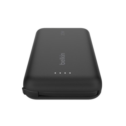 PowerBank BoostCharge 10k mAh 20w wbudowany kabel-C, port-C, czarny PowerBank BoostCharge 10k mAh 20w wbudowany kabel-C, port-C, czarny
