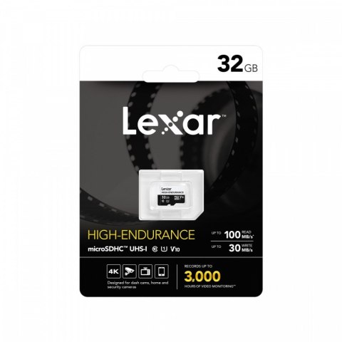 Karta microSD High Endurance 32GB C10 A1 U1 V10 100/30MB/s