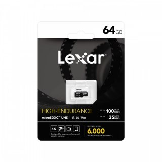 Karta microSD High Endurance 64GB C10 A1 U1 V30 100/35MB/s
