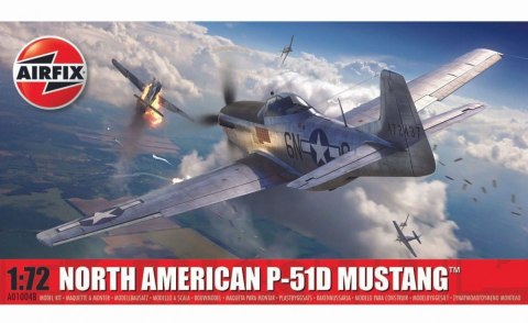 Model plastikowy North American P-51D Mustang 1/72 Model plastikowy North American P-51D Mustang 1/72