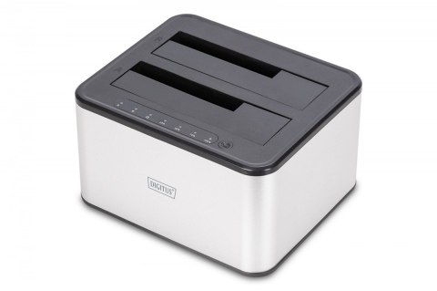 Stacja dokująca USB 3.0 Super Speed do 2x SSD/HDD 2.5/3.5" SATA III max.2x20TB z funkcją klonowania Stacja dokująca USB 3.0 Super Speed do 2x SSD/HDD 2.5/3.5" SATA III max.2x20TB z funkcją klonowania