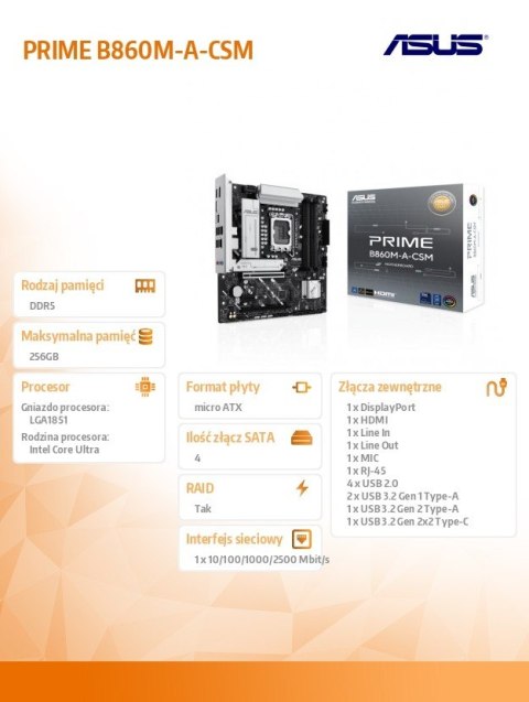 Płyta główna PRIME B860M-A-CSM
