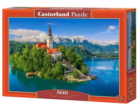 Puzzle 500 elementów Bled Słowenia jezioro Puzzle 500 elementów Bled Słowenia jezioro