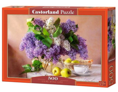 Puzzle 500 elementów Kwiaty bzu w wazonie Puzzle 500 elementów Kwiaty bzu w wazonie
