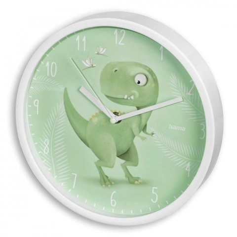 Zegar ścienny Dino dziecięcy 25cm Zegar ścienny Dino dziecięcy 25cm