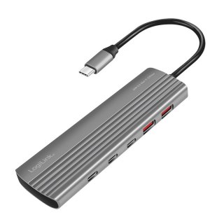 Hub USB3.2 2xUSB-A, 8x USB-C, PD, 100W