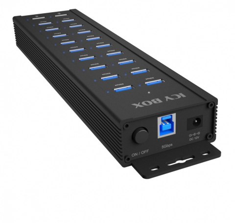 Hub IB-HUB1720-U3 20 port HUB, 96 WATT PSU, 18 x USB-A Port,2 x USB port do ładowania Hub IB-HUB1720-U3 20 port HUB, 96 WATT PSU, 18 x USB-A Port,2 x USB port do ładowania
