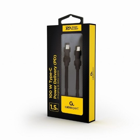 Kabel USB-C do USB-C 100W Power Delivery 1.5m Kabel USB-C do USB-C 100W Power Delivery 1.5m