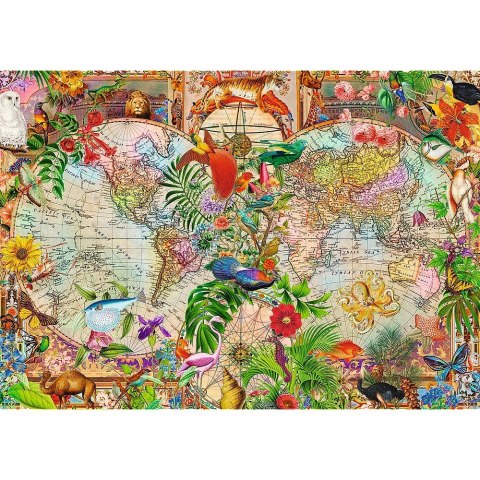 Puzzle 1000 elementów Antyczna mapa świata Puzzle 1000 elementów Antyczna mapa świata