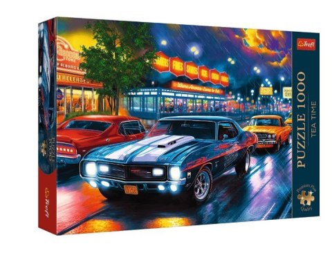 Puzzle 1000 elementów Nocna przejażdżka samochody Puzzle 1000 elementów Nocna przejażdżka samochody