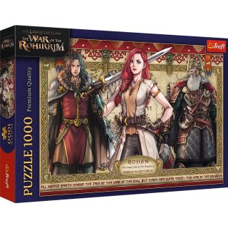 Puzzle 1000 elementów Władca Pierścieni Wojna Rohirrimów