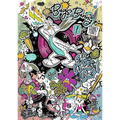 Puzzle 1000 elementów Zwariowane Melodie Looney Tunes Puzzle 1000 elementów Zwariowane Melodie Looney Tunes