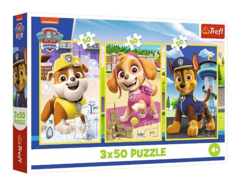 Puzzle 3x50 elementów Psi Patrol nasze pieski Puzzle 3x50 elementów Psi Patrol nasze pieski