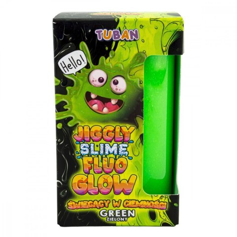 Slime Jiggly Fluo Glow zielony 430g Slime Jiggly Fluo Glow zielony 430g