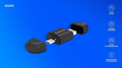 Bezprzewodowy adapter CarPlay & Android Auto TR-17