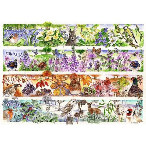 Puzzle 1000 elementów Premium Cztery pory roku Puzzle 1000 elementów Premium Cztery pory roku