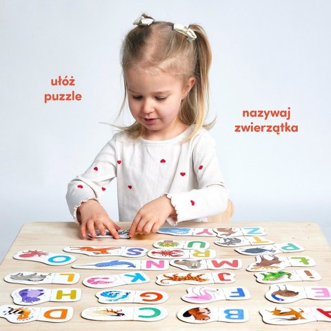Puzzle do pary - Literki Puzzle do pary - Literki