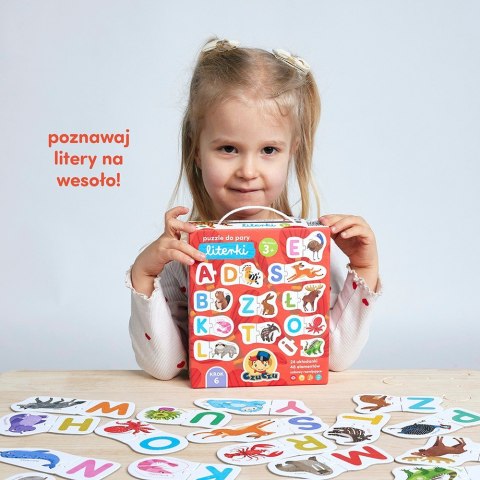 Puzzle do pary - Literki Puzzle do pary - Literki