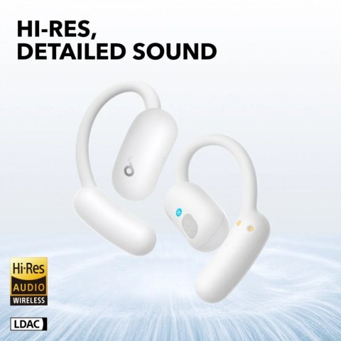Słuchawki bezprzewodowe Soundcore Aero Fit 2 Bluetooth białe Słuchawki bezprzewodowe Soundcore Aero Fit 2 Bluetooth białe