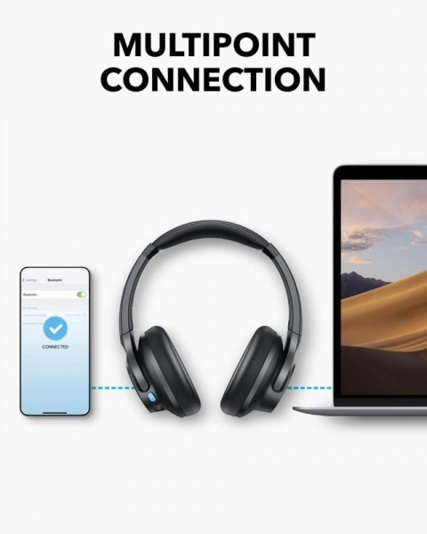Słuchawki nauszne Soundcore Q11i ciemny szary Słuchawki nauszne Soundcore Q11i ciemny szary