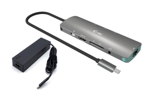 Zestaw Stacja dokująca USB-C Metal Nano 4K HDMI LAN z Power Delivery 100W + Ładowarka 100W Zestaw Stacja dokująca USB-C Metal Nano 4K HDMI LAN z Power Delivery 100W + Ładowarka 100W