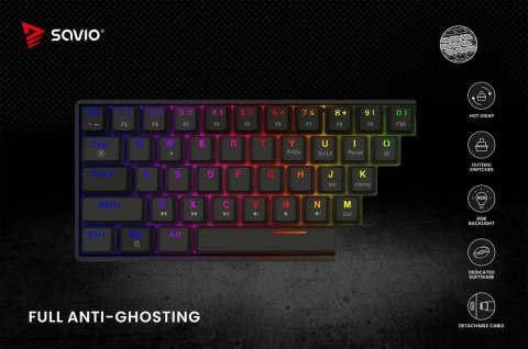 Klawiatura mechaniczna BLACKOUT X2 OUTEMU Brown, Hot Swap