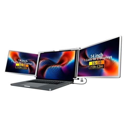 Przenośne monitory do laptopa Smart Life S500 14'', 2 monitory, IPS,1920x1200 Przenośne monitory do laptopa Smart Life S500 14'', 2 monitory, IPS,1920x1200