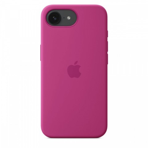 Etui silikonowe do iPhonea 16e - żywy róż Etui silikonowe do iPhonea 16e - żywy róż