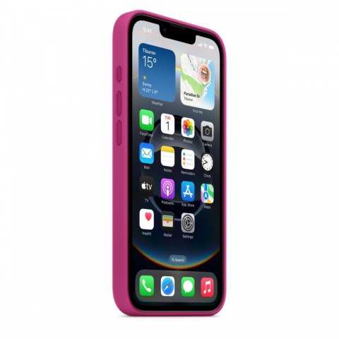 Etui silikonowe do iPhonea 16e - żywy róż Etui silikonowe do iPhonea 16e - żywy róż
