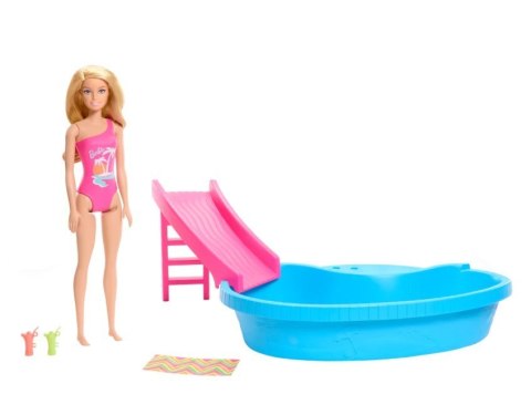 Lalka Barbie + Basen Lalka Barbie + Basen